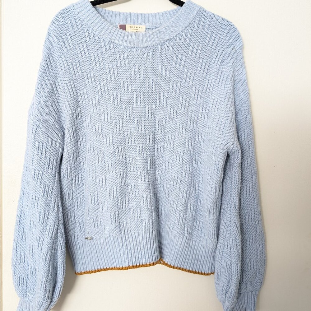 Ted Baker London | Luisa Blue Knit Chunky Sweater